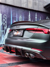 Audi RS5 S5 A5 B9 / B9.5 2017-ON with Aftermarket Parts - V1 Pre-preg Carbon Fiber Rear Spoiler from BCTXE Tuning